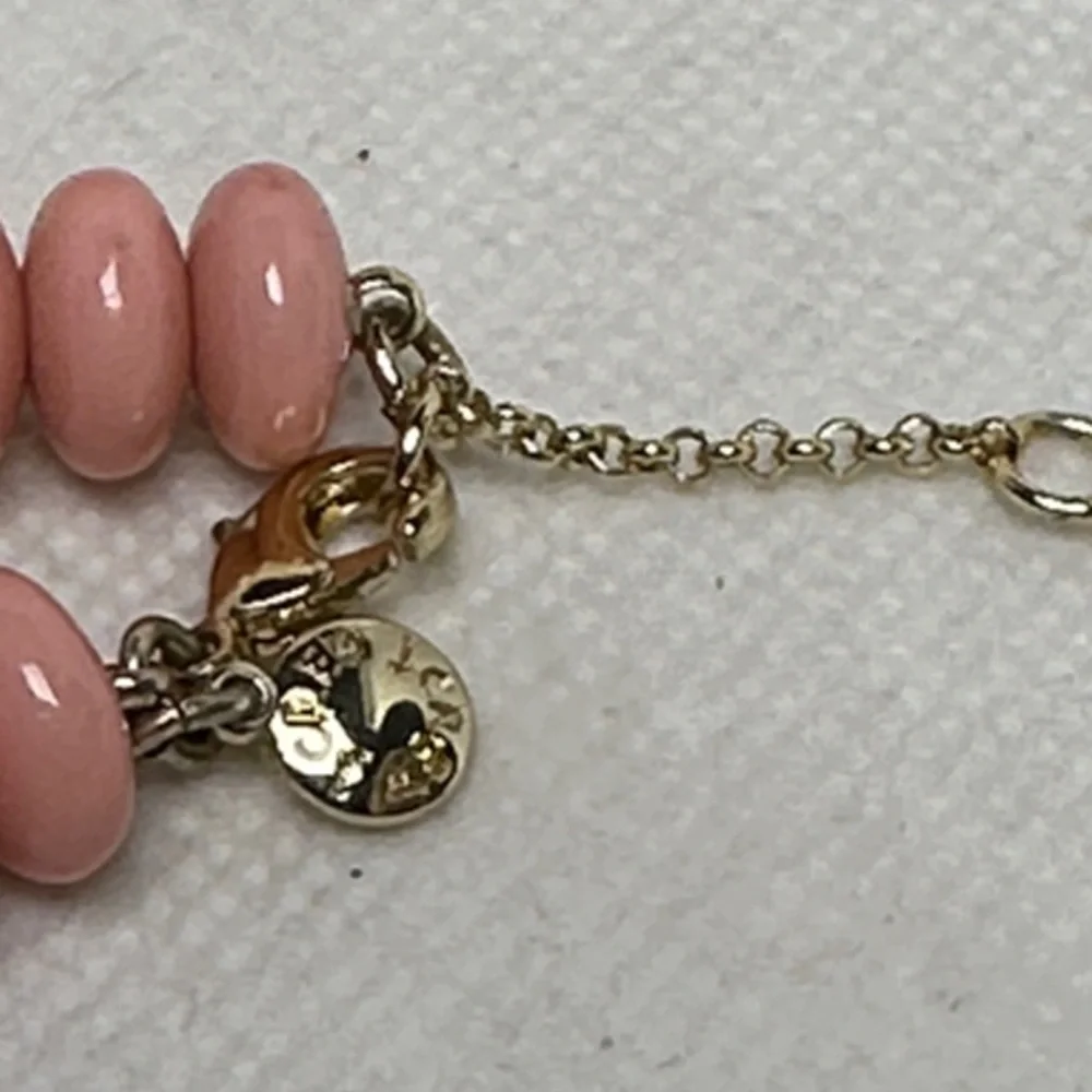 J.Crew Pink Beaded Statement Necklace – 18” with 2” Extender